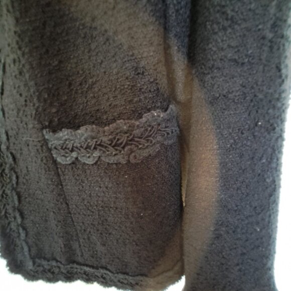 ALESSANDRO Women's Size 4 Black Jacket - Picture 3 of 4